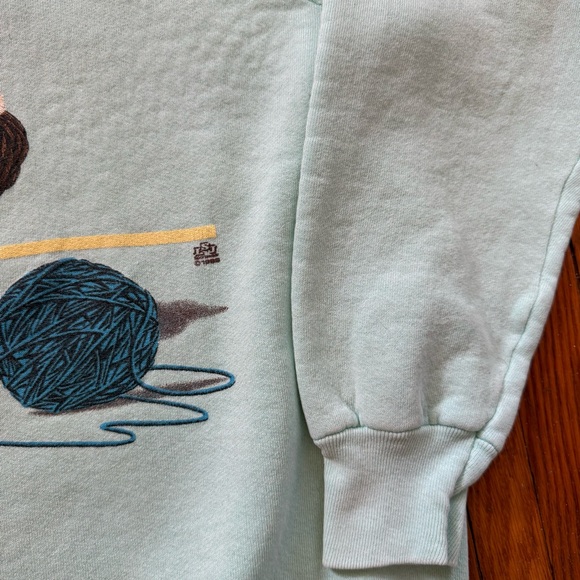 1989 Kittens In A Basket Vintage Crewneck Sweater - Picture 4 of 10